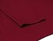 DUBACH Women 's Basic V-Neck Long Sleeve Irregular Hem Wine Red Loose Dress