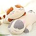 TOWSIX Soft Cat Animal Pillow Cute Big Hugging Pillow Stuffed Kitten Throw Pillow Baby Kids Sleeping Pillow Kitty Stuffed Toy Cuddle Stuffed Animal Gift for Adult Girlfriend 23.5” (Gray)