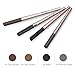 Music Flower Eyebrow pencil with Dual Ends, Eyebrow pen Brow Pencil Dark Brown