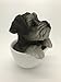 Pacific Giftware Adorable Teacup Pet Pals Puppy Collectible Figurine 5.75 Inches (Schnauzer)