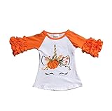 Baby Girls Halloween Long Sleeve Pumpkin Printed