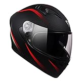 KYPARA Full Face Motorcycle Helmet with Internal