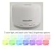 Naturalise 500 ml Aromatherapy Essential Oil Diffuser Ultrasonic Air Aroma Humidifier Ionizer 7 Color Light Waterless Auto Shut Off Home Office Bedroom Living or Spa 10 Hours Cool Mist Mode (500 ml)