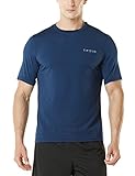 Tesla TM-MTS04-NVY_X-Large Men's HyperDri Short Sleeve T-Shirt Athletic Cool Running Top MTS04