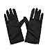 Greenmoe Women's Elegant Short Finger Formal Party Wrist Length Gloves Black