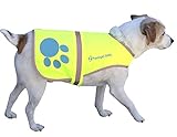 Twilight Dog Waterproof Florescent Reflective Dog Safety Vest with Adjustable Strap, Medium