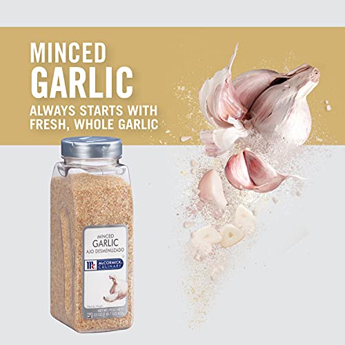 McCormick Culinary Minced Garlic, 23 oz One 23 Ounce Container of