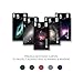 RFID Blocking Credit Card Protector Sleeves by PROLEEYI, Multilayer Technology Prevents ID Theft, Pack of 6 Unique and Stylish Designs for Man & Women, Feel Safe and Secure, 100% Money Back Guarantee