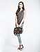 ECOSUSI Women Faux Leather Vintage Small Satchel Bag Crossbody Purse