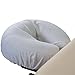 EarthLite Flannel Massage Table Sheet Set Essentials – Commercial Grade, Soft, Double-Napped 3-Piece Set (Top, Fitted, Face Pillow Cover) (Updated), White (44356)