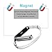 TENGL Compatible with Fitbit Flex 2 Bands, Newest Unique Magnetic Adsorption Switch Stainless Steel Metal Accessory Bangle Watch Bands Straps for Fitbit Flex 2