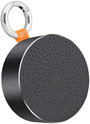 Bluetooth Speaker Rymemo Mini Portable Wireless Waterproof Speakers With Clear Built-in Mic /HD Sound/Enhanced Bass/USB Rechargeable for Outdoor Exercise with Camping Hook &amp; Delicate Box, Black