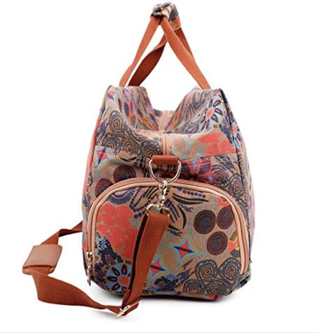 Gimay Weekend Travel Bag Women Overnight Duffle Canvas Tote Bags … (Vintage Brown) 3 Gimay Weekend Travel Bag Women Overnight Duffle Canvas Tote Bags … (Vintage Brown)