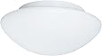 Searchlight Bathroom IP44 1 Light - White Flush Opal Glass Fitting 23cm