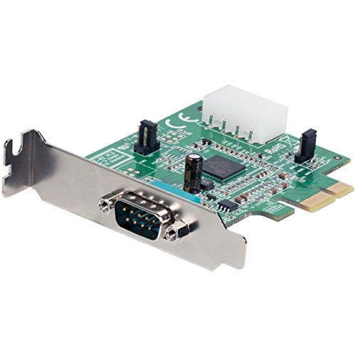 image for StarTech.com 1 Port Low Profile Native PCI Express RS232 Serial Card w