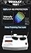 Dreamviva Polarized Mirror Sunglasses Metal Frame Anti-Glare UV400 Protection Full Mirrored Lens Eyewear for Men Blue Lens