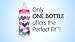 NUK Perfect Fit Baby Bottle, Dots, 3 Count (Pack of 1 )