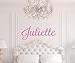 LucyLews Personalized Girls Name Wall Decal Removable Wall Sticker