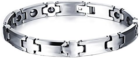 PNBB Black High Polished Tungsten Magnetic Bracelet Couples Bracelet Women Style