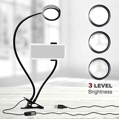 LS Photography Selfie Ring Light with Gooseneck Kuwait Ubuy