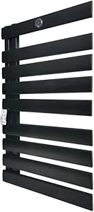 Radiador toallero 425 W de diseño negro y control WIFI PURLINE NTW-15