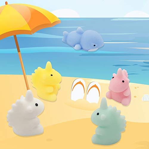 Mochi Squishies [EXTRA Squishy] Stress Relief Toy Smooshy Mushy Mini Animals. Japanese Kawaii Pack: Cats, Seals, Unicorns, Elephants, Bunnies and More [SIZE: SMALL] Random Fun For Girls and Boys - Thumbnail 3