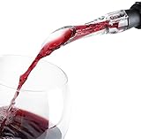 Wine Aerator & Pourer by Bar Brat - Strong Acrylic Material - Perfect For Aerating Red, White & Rose - Wine Accessories Made For Great Wine Gifts