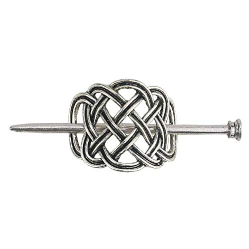 Tinsow 2 Pcs Silver Hair Accessories Hair Clips, Creative Hair Barrette Minimalist Hair Claw Hair Pin Hair Accessories for Women (Style C H)