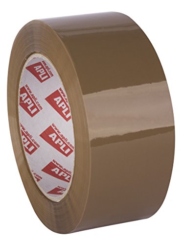 APLI 11695 Basic Adhesive Tape Polypropylene Acrylic 48 mm x 132 m 25 μm Brown