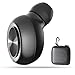 Mini Bluetooth Earbud with [Magnetic USB Charger] , Beartwo Invisible Wireless Earpiece In-ear Headset Sweat-proof hands free Single Bluetooth Earphone V4.1 with Mic HD Mic(1 piece)