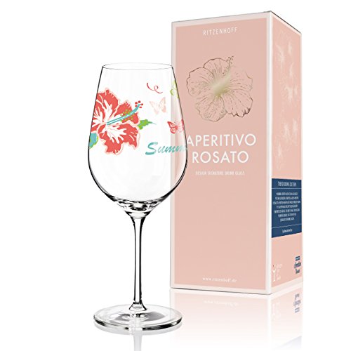 RITZENHOFF Aperitivo Rosato Aperitifglas von Michaela Koch, aus Kristallglas, 600 ml, mit trendigen Dekoren – Bild 5
