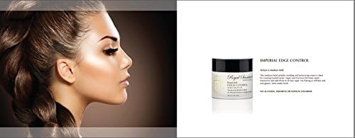 Professional IMPERIAL EDGE CONTROL Argan Oil Infused - medium hold with Coconut Oils help repair, Moisturize and add shine. No flaking, stiffness, non-greasy Semi-matte finish