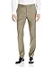 Louis Raphael LUXE Men's Slim Fit Flat Front Stretch Wool Blend Dress Pant