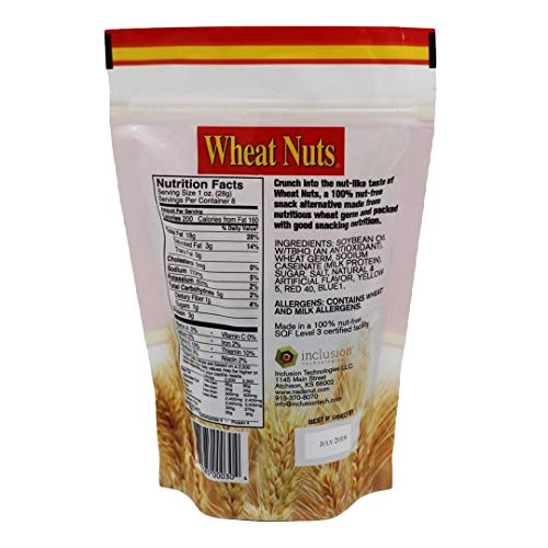 Wheat Nuts, 100% Nut Free Snack, Peanut Allergy Safe, No cholesterol, Crunchy Good Nutty Taste, Nutritious, 8oz… - Image 5