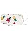Leaper Pineapple Pen Pencil Case Coin Purse Pouch Small Wallet Cosmetic Makeup Bag Beige