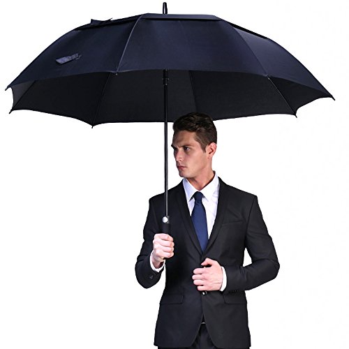 G4Free Golf Umbrella 54/62/68 Inch Large Oversize Double Canopy Vented Automatic Open Stick