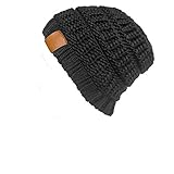 LETHMIK Trendy Warm Beanie Solid Color Unisex Knit Beanie Hat Skully with 3 Colors