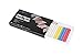 Office Square Non-Toxic Dustless Chalk: White (12 Ct) & Red, Blue, Yellow (2 Each) Chalk Holder