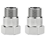 YANWEN O2 Oxygen Sensor Fitting Bung Adapter M18x1.5 Pack Of 2PCS