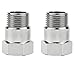 YANWEN O2 Oxygen Sensor Fitting Bung Adapter M18x1.5 Pack Of 2PCS