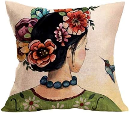 1PCS Throw Pillow Cover Self-portrait Sofa Bedroom Home Decorative