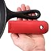 Silicone Hot Handle Holder, Potholder (Extra Thick Red) for Cast Iron Skillets, Pans, Frying Pans & Griddles, Metal and Aluminum Cookware Handles - Sleeve Grip, Handle Cover