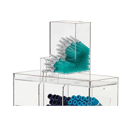 Acrylic Needle Dispenser 3.75W x 4.5D x 6.5H Lab Supply Dispensers