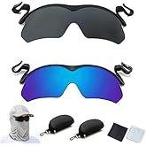 SilkHause 2026 New Polarized Clip On Cap Sunglasses, Fishing Cycling Hunting UV Protection Sunglasses
