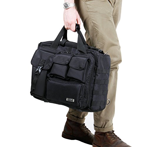 Lifewit 17 inch Men's Military Laptop Messenger Bag Multifunction
