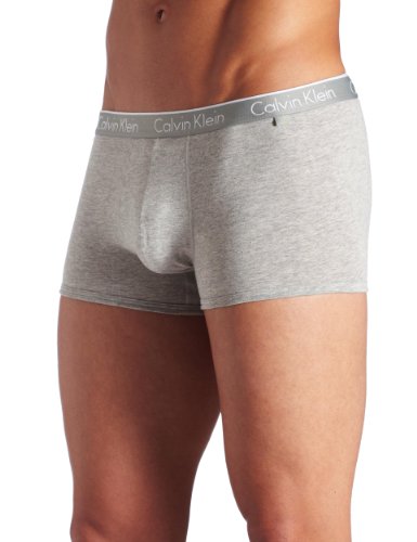 ck one Men's Cotton Stretch Trunk, Grey Heather, X-Large