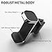 Dash Crab Armour - Luxury Metal Air Vent Car Phone Mount Holder, Universal Fit for All Smartphones, iPhone Xs Max R 8 X Plus 7 6s SE Samsung Galaxy S9 S8 Edge S7 S6 Note 9 (Silver)