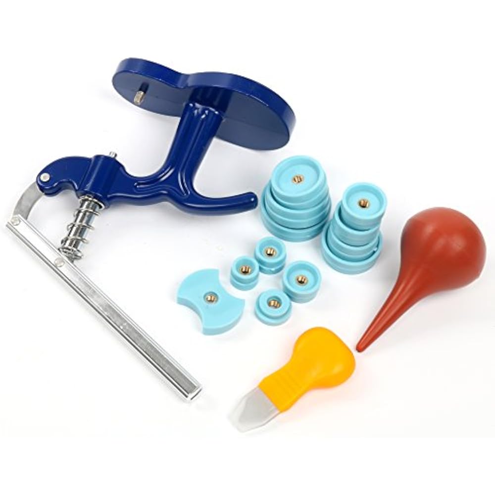 YaeTek Watch Back Case Opener Tool Kit Snap On With Press Set, Knife