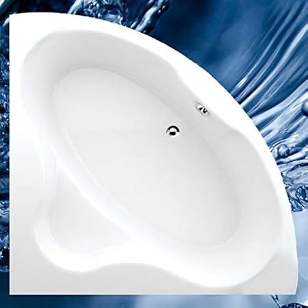 Badewanne 1200x1200 mm / 120x120 cm ISLAND - Acryl Eckbadewanne