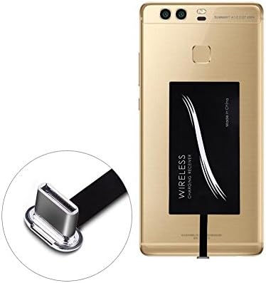 ChuangYan Wireless Charger Charging Pad for iPhone 8/8 Plus, iPhone X, Samsung Note 8, S8/S8 Plus/S7/S7 Edge/S6 and All Qi-Enabled Devices (Wireless Charger Receiver-TYPEC)